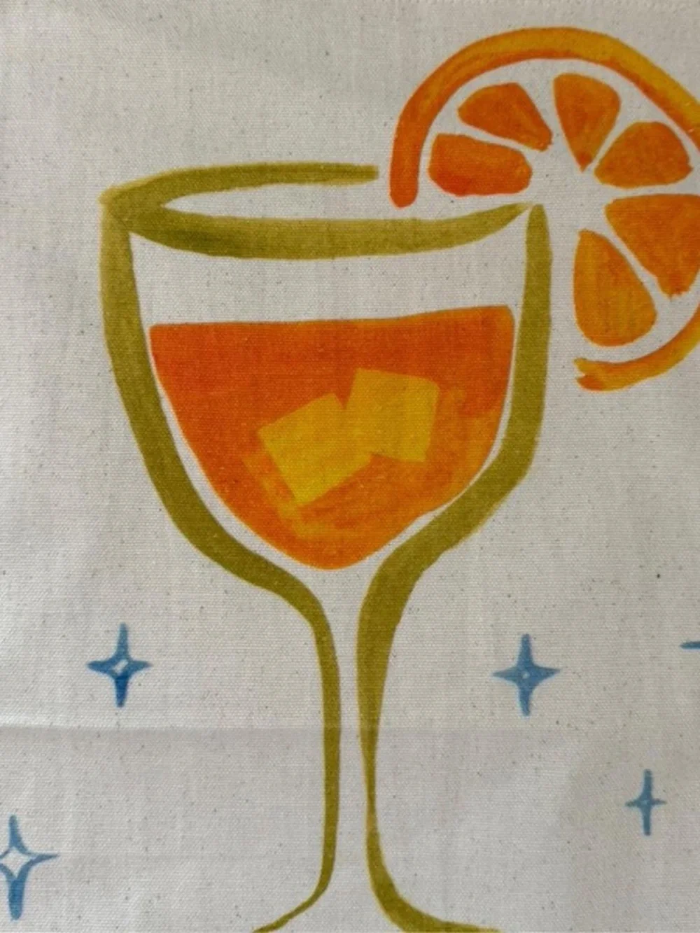 aperol spritz canvas tapestry 🍹